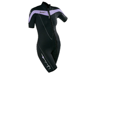 Thermoprene Shorty Women Front Zip